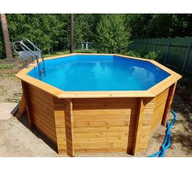 Бассейны «Кристалл» морозоустойчивые деревянные