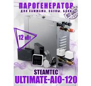 Парогенератор для хамама и турецкой бани Steamtec TOLO Ultimate AIO 120, 12,0 кВт