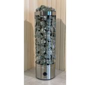 Электрокаменка для сауны и бани Цилиндр 9 кВт Плюс (9-14 м3 объем парилки 220/380V со встр.пултом)