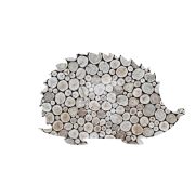 Панно можжевеловое «Ёжик» (700х440)