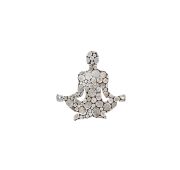 Панно можжевеловое «Йога» (600х600)