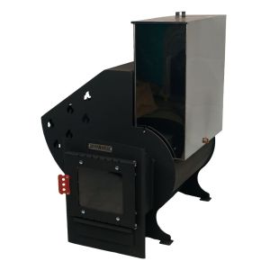 Печь банная «ТРИО» 24 куб. МД со стеклом (прав) 8мм