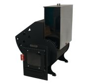 Печь банная «ТРИО» 24 куб. МД со стеклом (прав) 8мм