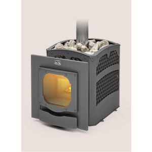 Печь для бани и сауны Былина-Сетка 18ч Панорама