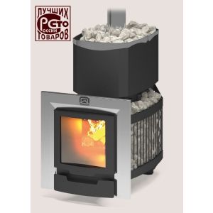 Печь РУСЬ-СЕТКА 25 Л Панорама