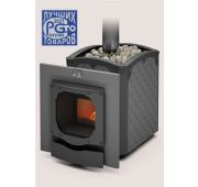 Печь для бани и сауны Былина 18ч Панорама