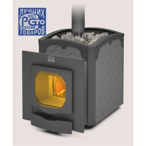 Печь для бани и сауны Былина 24ч Панорама