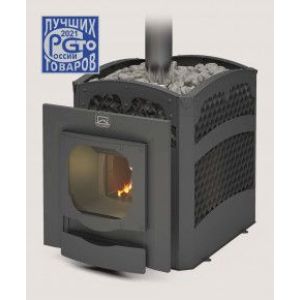 Печь для бани и сауны Былина-Сетка 24ч Панорама