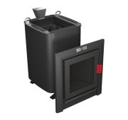 Печь банная «Remix-18» регулируемая конвекция панорама (закрытая каменка)