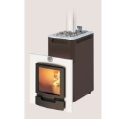 Печь КУЗБАСС  Оптима 14ТК Панорама 2018