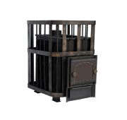 Печь банная «Сибирь 25» без ВТК дверка 345*289 (ТК 100 мм)