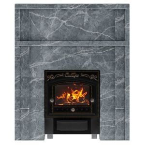 Портал Рванный камень/Талькомагнезит дверка 700*700