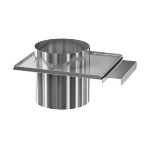 Шибер 150 мм (задвижка)  (нерж. ст. 0,8 мм) Профи