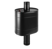 Бак 50 л. на печь д.115мм (Сталь 304) MC Black  (t краски <°600 С) ТиС