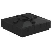 Бак для душа 240 литров (черный) 1100*1100*300