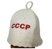 Шапка для бани «СССР»  ТМ «Бацькина баня»