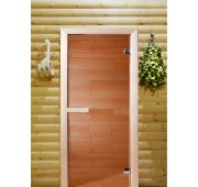 Дверь Стеклянная 1900*700 бронза 2п 6мм