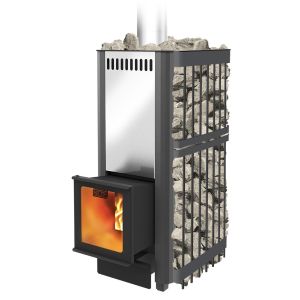 Печь-каменка Костер-Сетка 21С с  регистр