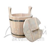 Запарник 25 л с крышкой (липа) 03607