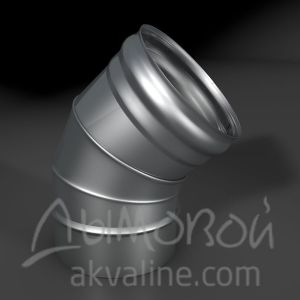 Отвод 45" д200 (430) 0,5мм ТиС