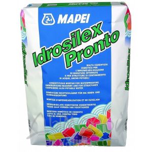 Гидроизоляция MAPEI Idrosilex Pronto Grey, 25 кг.