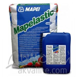 Гидроизоляция MAPEI Mapelastic«В»жидкость для гидроизоляции бетонных поверхностей 8 кг.