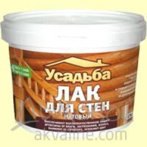 Лак для стен матовый Усадьба-425  1кг