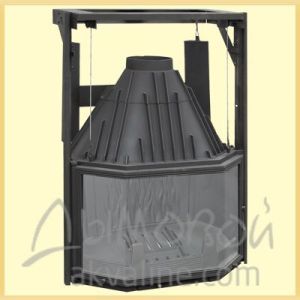 Топка Каминная  ПРИЗМА 850П (чугун)