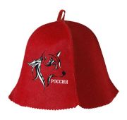 Шапка д/сауны «Россия Символ года»ПЭ