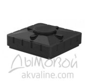 Бак для душа 240 литров (черный) 950*950*340