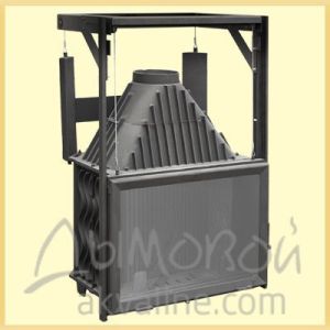 Топка каминная КАМИЛЛА 800 П (чугун)