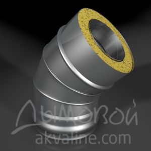 Отвод 45° 150/210 (430/430)  0,5мм  ТиС