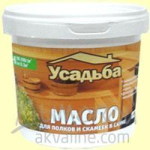Масло д/полков и скам. в сауне Усадьба-216 0,2кг