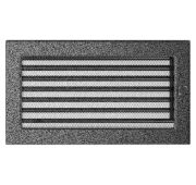 Решетка вент. Kratki гранит-хром с жалюзи 17*30