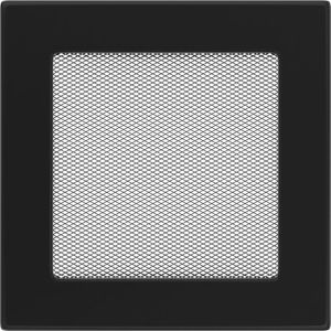 Решетка вент. Kratki черная 17*17