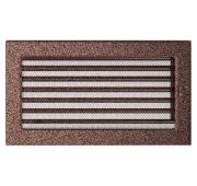 Решетка вент. Kratki гранит-медь с жалюзи 17*30