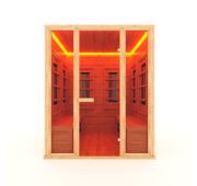 ИК САУНА 5 - МЕСТНАЯ ПРЯМАЯ (Кедр, 14 керамических излучателей, 220В, 5100 Вт)