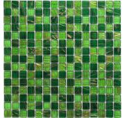 Мозаика стеклянная Verde (327*327) 4*20*20