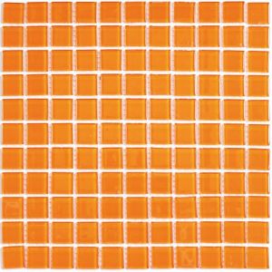 Мозаика стеклянная Orange glass (300*300) 4*25*25
