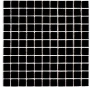Мозаика стеклянная Black Glass (300*300) 4*25*25
