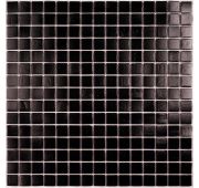 Мозаика стеклянная Simple Black (327*327 на бумаге) 4*20*20