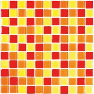 Мозаика стеклянная Fruit mix (300*300) 4*25*25