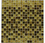 Мозаика стеклянная Mirror gold (300*300) 4*15*15