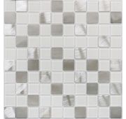 Мозаика стек. Titan Silver (318*318) 30*30*4