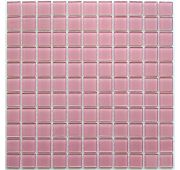 Мозаика стеклянная Pink glass (300*300) 4*25*25