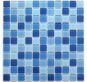 Мозаика стеклянная Navy blu (300*300) 4*25*25