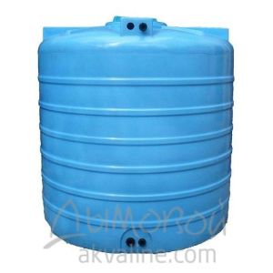 Бак д/воды ATV-3000  ( синий) объём 3,0 м.куб.(питьевая вода, пищевые, не пищевые, жидкие, вязкие, спиртосодержащие продукты) 1870(В)*1525(Ш)*1525(Дл)