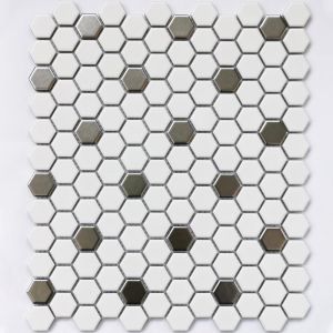 Мозаика керамогранитная Babylon Silver matt (260*300) 6*26*23