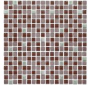 Мозаика S-845 стекло металл (15*15*8) 305*305