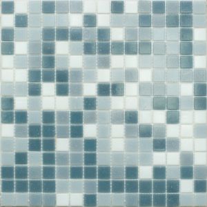 Мозаика MIX12 стекло серый (20*20*4) (бумага) 327х327